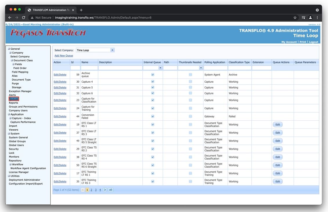 Transflo DMS Batch Bridge Service