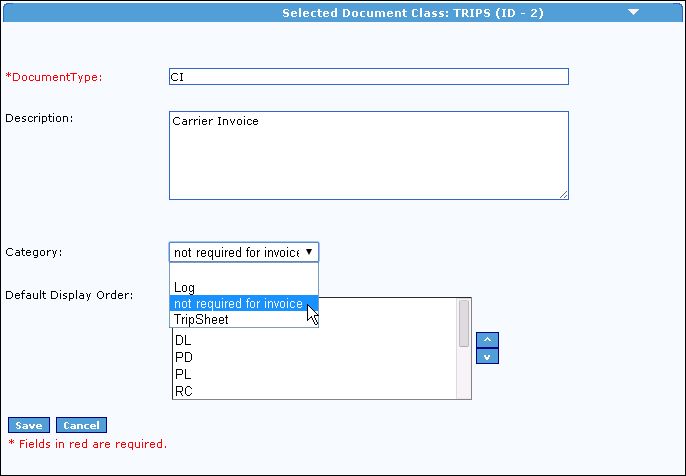 Configure Transflo DMS Management Reports
