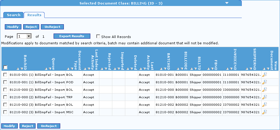 Transflo DMS Admin Tool Exception Manager