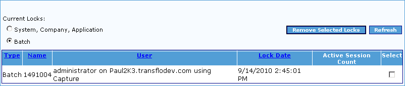 Transflo DMS Admin Tool System Settings