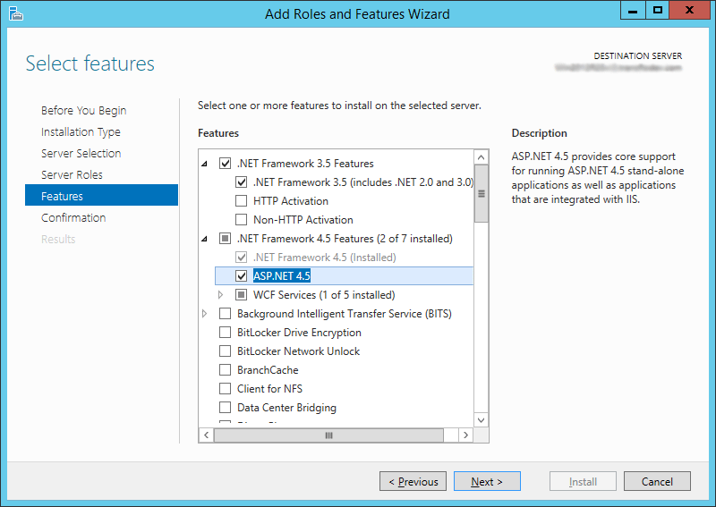 Install Transflo DMS Server Components