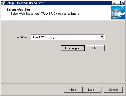 Install Transflo DMS Server Components