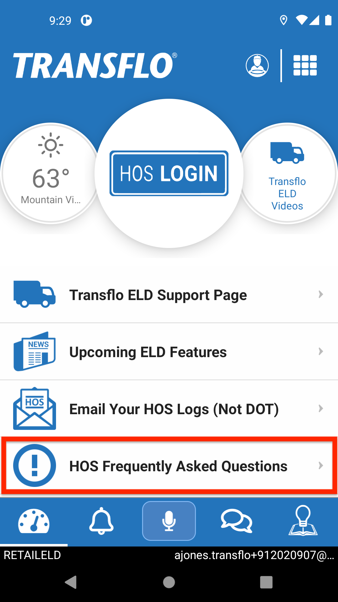 HOS App Frequently Asked Questions [hos-app driver]