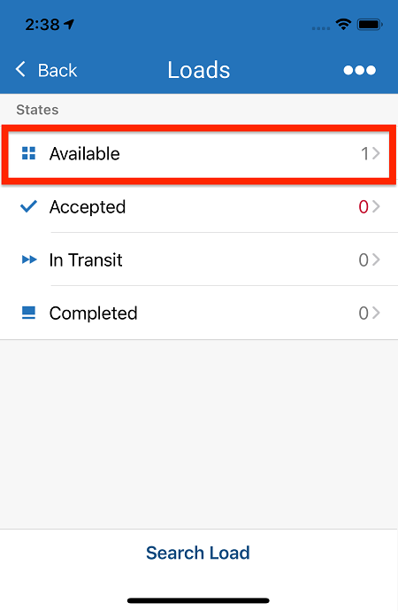 Accept or Decline Loads [Loads 1.0]
